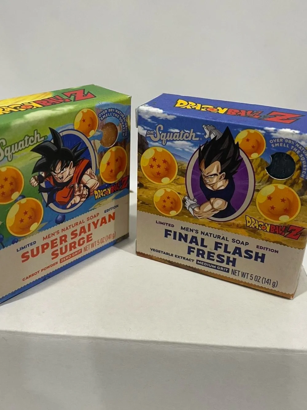Dr Squatch Dragon Ball Z  Limited Edition Soap Set